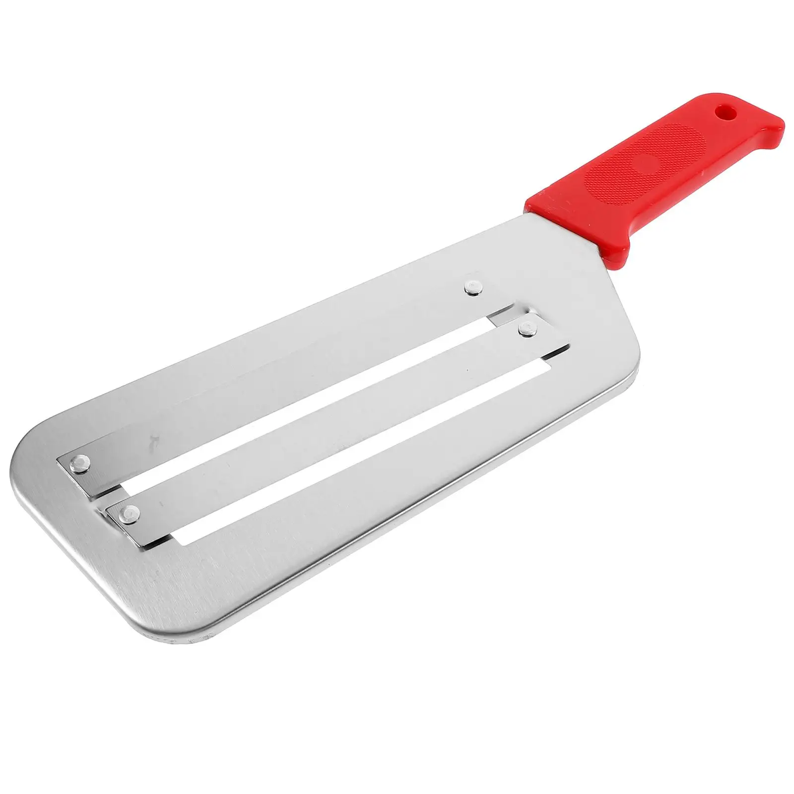 

Red H le Double Blade Peeler Slicer Potato Kitchen Gadgets Cucumbers Paring Knife Salad Chopper Veggie Tool Food Slicer Fruits