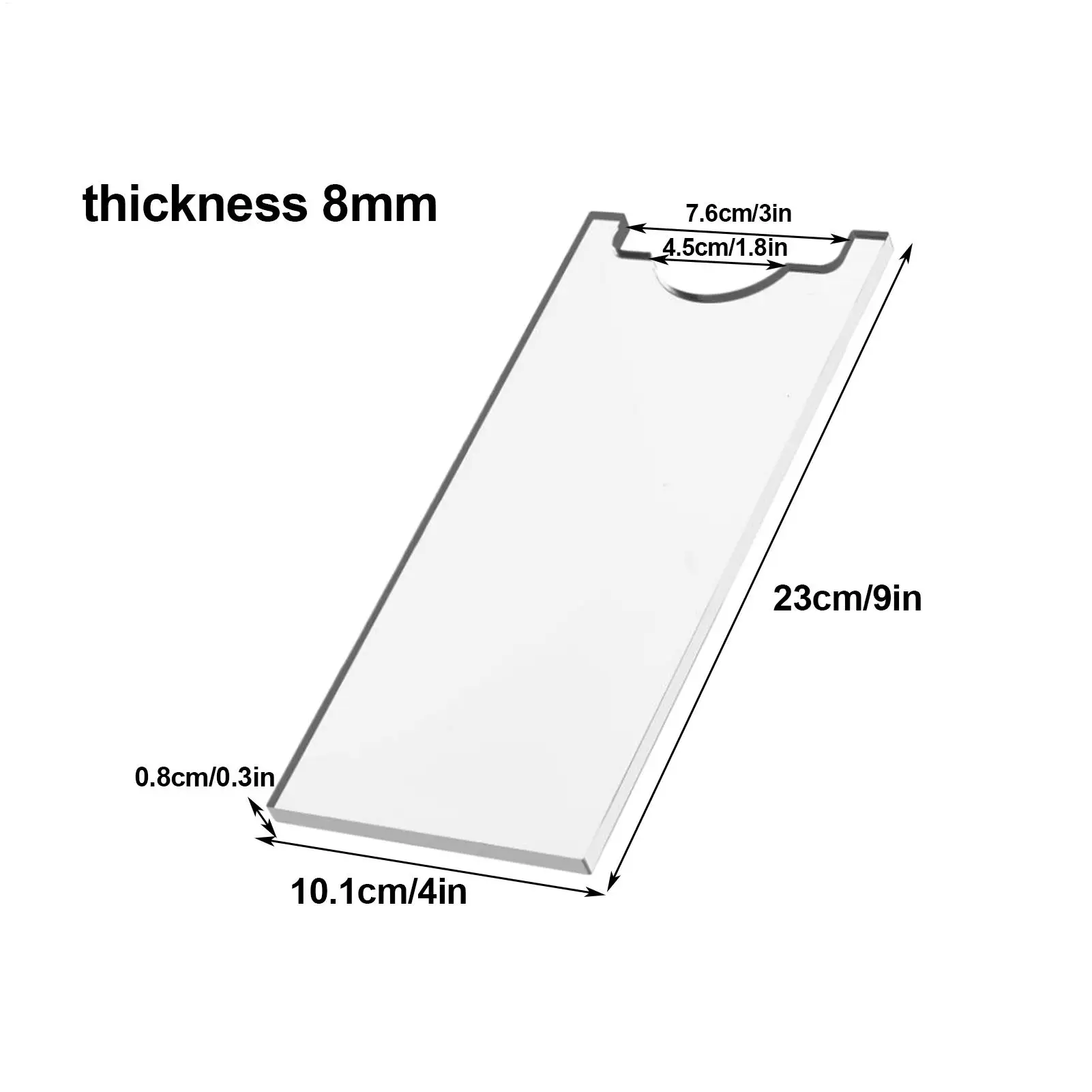 Headboard Stoppers 2-Piece Acrylic Wall Spacer Couch Brackets Anti-Shake Stabilizer Furniture Pads For Safety Protection