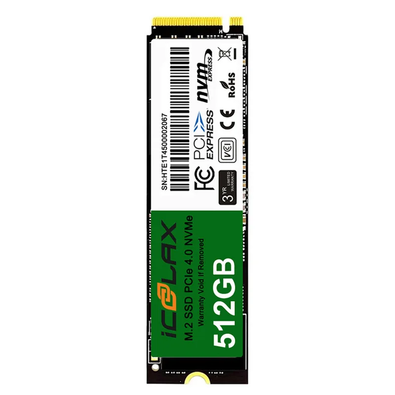 Imagem -04 - Icoolax Nvme 4.0 M.2 512gb Ssd Disco Rígido Interno de Estado Sólido Mlc pc Ps5 para Computador