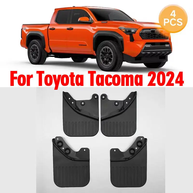 For Toyota Tacoma 2024 2025 Mudguards Mud Flaps Splash Guards Wheels Fender 4X