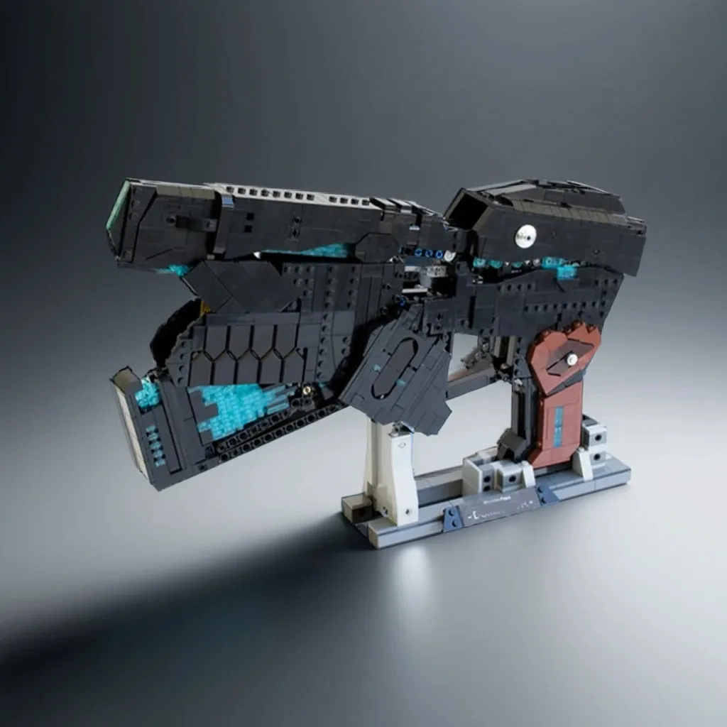 

1608PCS MOC Psycho-Pass Dominator DIY Law Enforcer-Sci-Fi Sidearm Building Blocks, Awesome Birthday Gift for Tech Enthusiasts