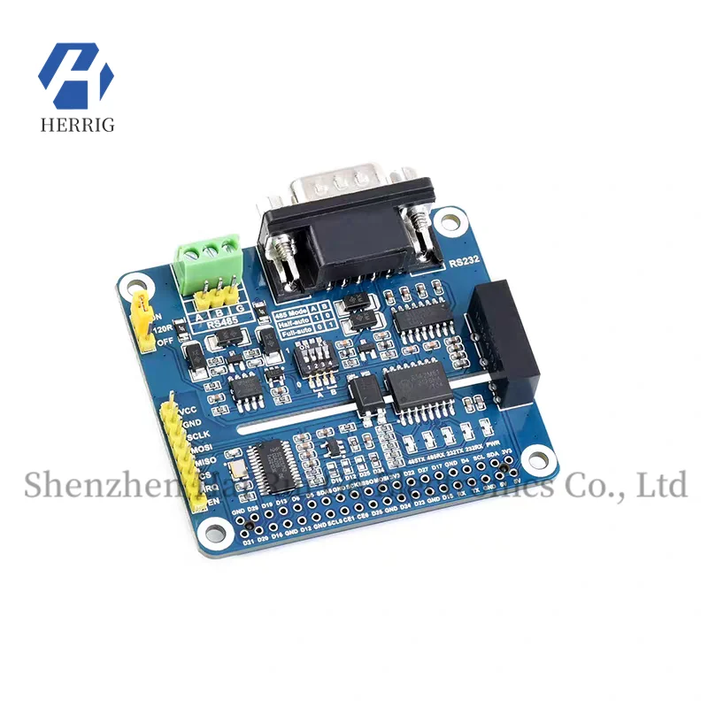 Weixue Raspberry Pi RS485 RS232 Expansion Board, Isolated 5V SPI Interface, High Speed / Protection Circuit