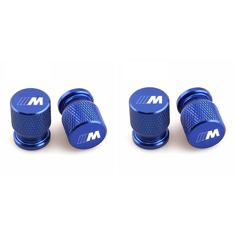 4Pcs Car Metal Wheel Tire Valve Caps Stem Case for BMW M Performance E36 E46 E90 E60 F10 F30 E39 F20 E87 E92 G30 X5 E70 E91 G