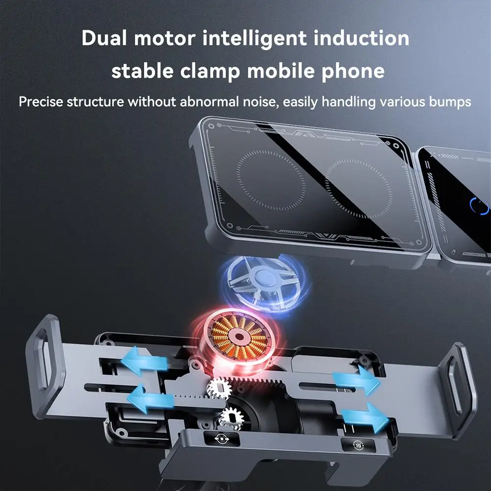 

Wireless Car Charger for Samsung Galaxy Z Filp / Fold 6 Hook Clip Design Phone Holder with Charger Magnetic Mobile Phone St H4X1