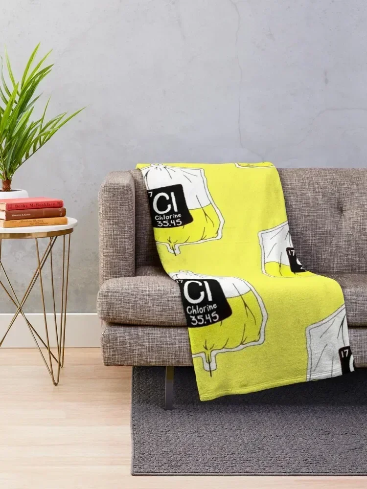 Sipping on Chlorine Throw Blanket For Decorative Sofa Soft Big Blankets