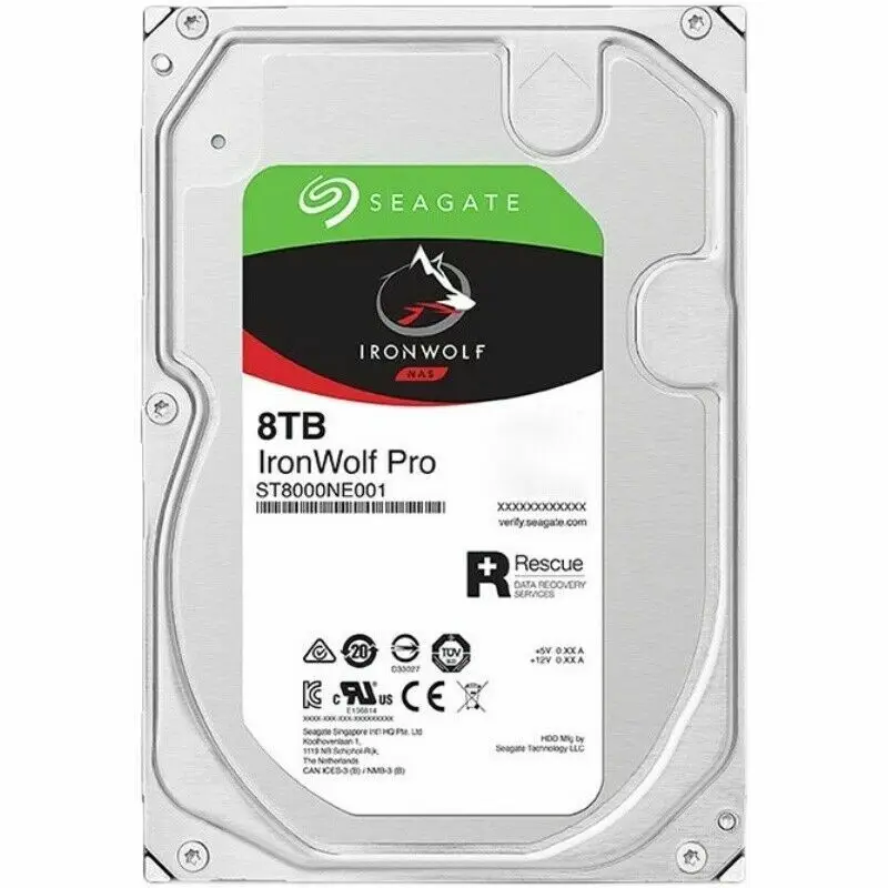

Seagate ST8000NE001 disco rigido IronWolf Pro 3.5 "SATA3 NAS da 8TB nuovo