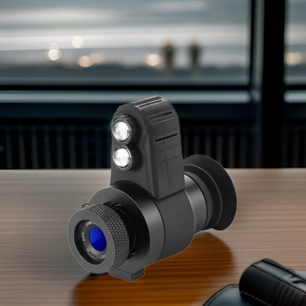

CYF-E+ Monocular Night Vision Optic Single-Tube Head-Wearable 8x Magnification High-Resolution Recording 200m Visual Distance