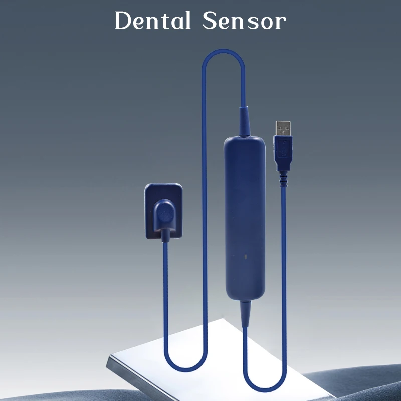 VVDen X-ray  Sensor  Fast Transmission Digital USB Connection Computer Imaging System Blue RX Dental Photography Sensor