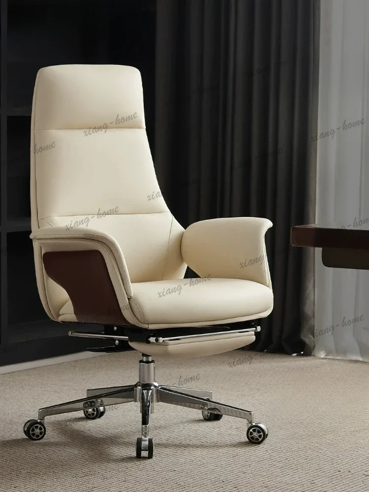 Factory Direct Classic Comfy Office Chairs Recumbent Waist Protection Computer Chair Back Chair Oversized Relaxing Silla Oficina