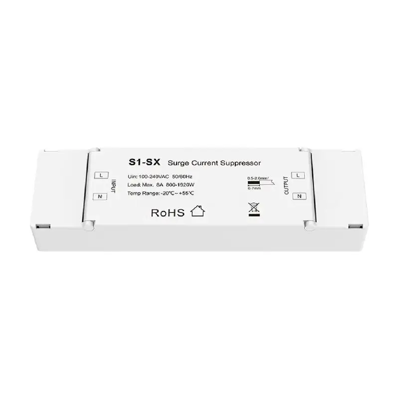 L60A Triac Dimmable LED Driver Surge Current Suppressor AC 110V 220V 1Chx8a S1-SX 800-1920W