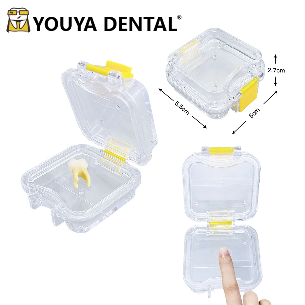 Transparent Teeth Box Membrane Tooth Boxes Denture Retainer Case