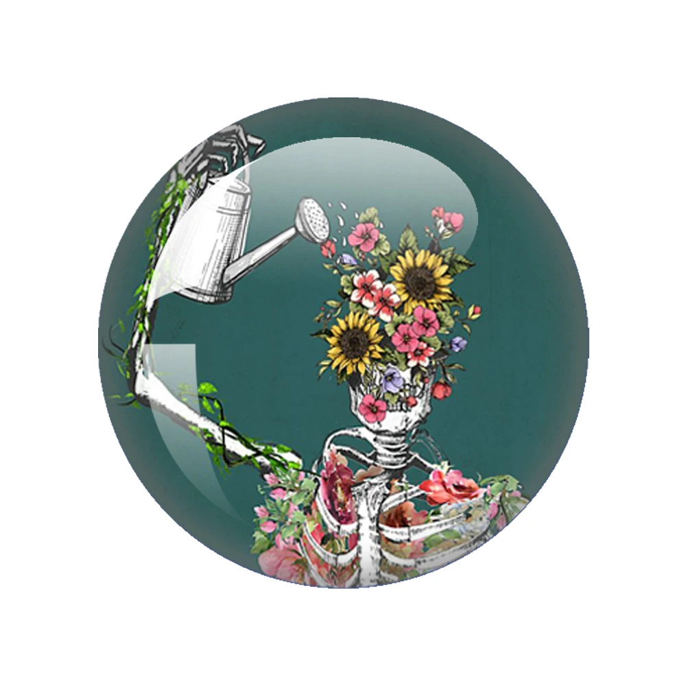 New Therapy Mental Health Therapist 12mm/16mm/18mm/25mm Glass Dome Demonstration Flat Back Production Picture Jewelry