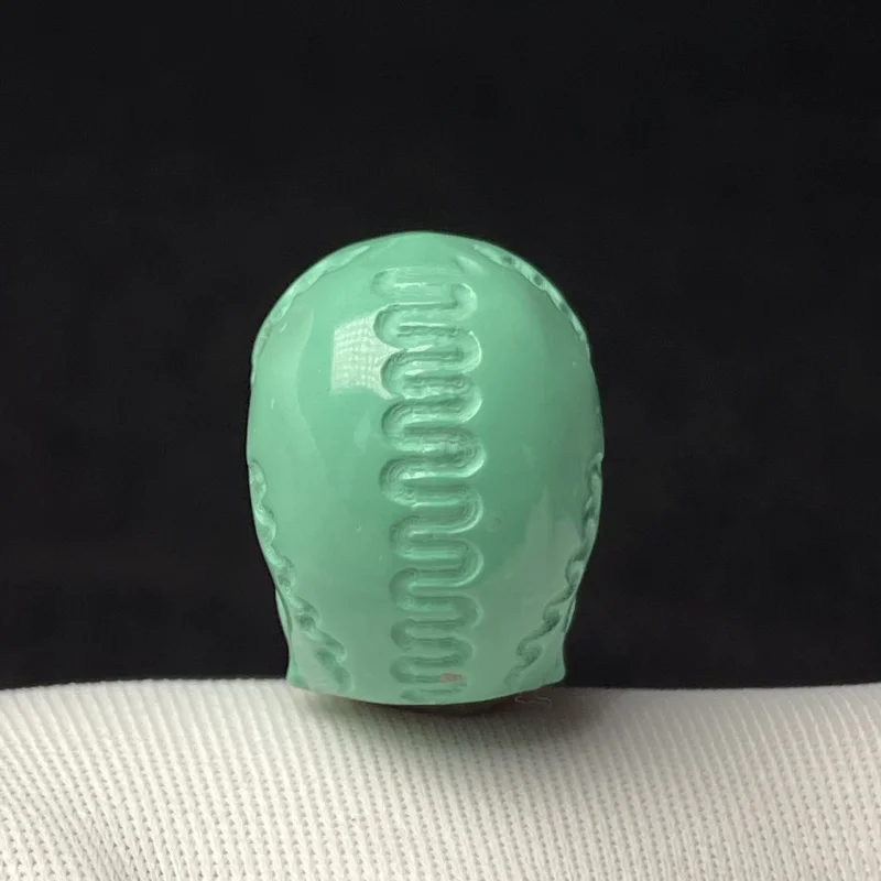High Porcelain Yajiaoshan Material Turquoise 11 14 15mm Skull Three-way Bracelet Necklace Accessories