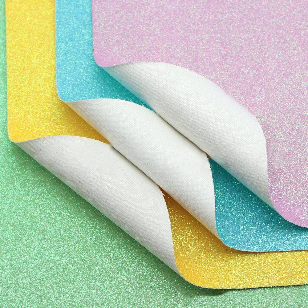 Single Color Synthetic Leather Sheets Colored Printed Clothing Fabric Roll Faux Leather DIY Sewing Supplies Bag Leathercraft