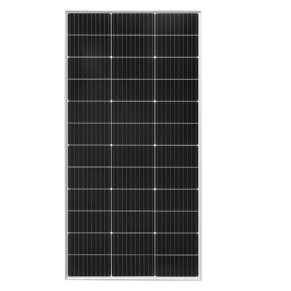 BOGUANG Solar Panel وحدة الألواح الشمسية الزجاجية الصلبة 150 واط 19.8 فولت الطاقة الكهروضوئية لشحن بطارية 12 فولت قارب قافلة شبكة متصلة خارج تطبيقات الشبكة