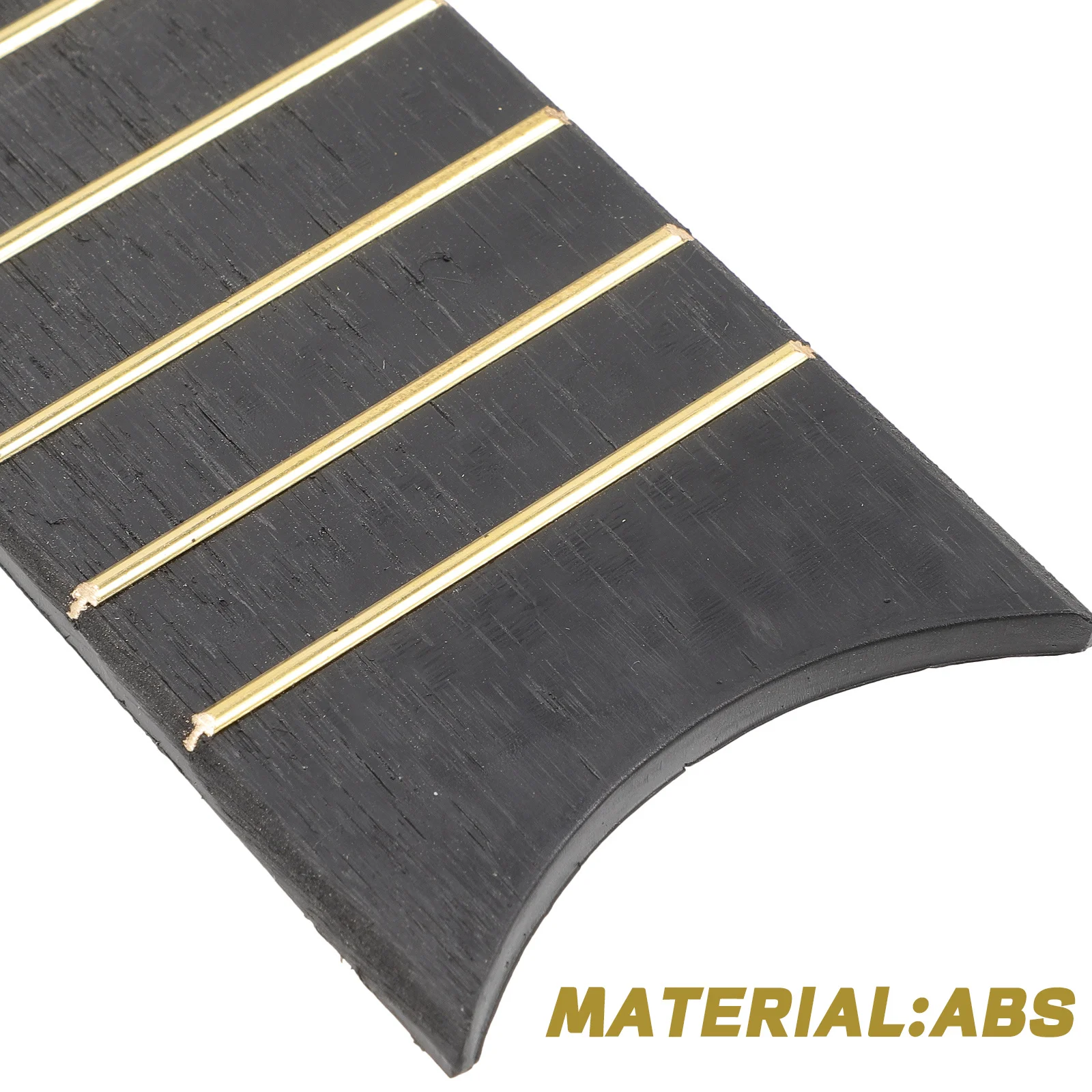 

2Pcs Guitar Fingerboard Replacement Durable ABS Fret Boards Smooth Edge Acoustic Guitar Parts Accessories Ukulele Fret Board