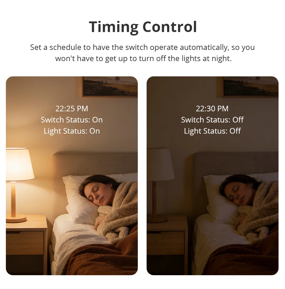 Zemismart US Schwarzer Zigbee DIY Namensschalter Horizontales Touch-Panel Smart Display Bildschirm Lichtschalter Kompatibel mit Tuya Smart Life App – Detail 6