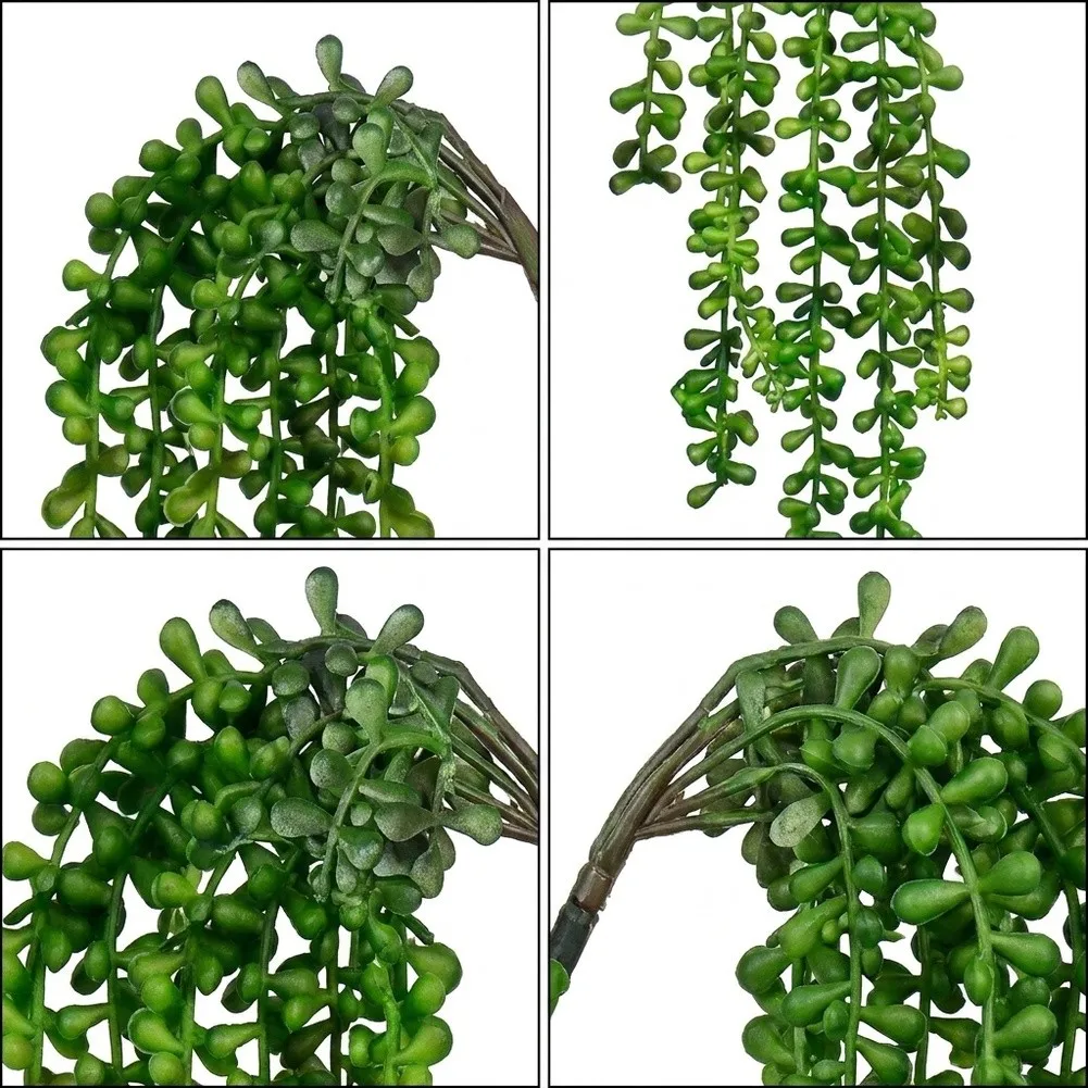For Home Garden Decor Green Decor Vine Artificial String Of Pearls For Outdoor Landscaping No Maintenance Required