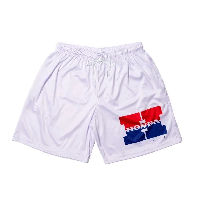 

2025-26 Men's Trendy Honda Motocycle Sports Shorts With Logo Breathable Casual Quick Drying Summer Running Sport Casual Shorts
