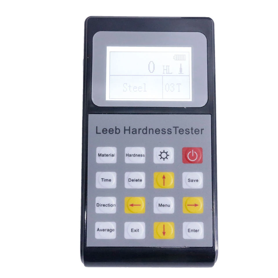 Portable Hardness Tester Gauge Digital Leeb Hardness Meter Durometer With Range (170-960)HLD LED Back-Light Display