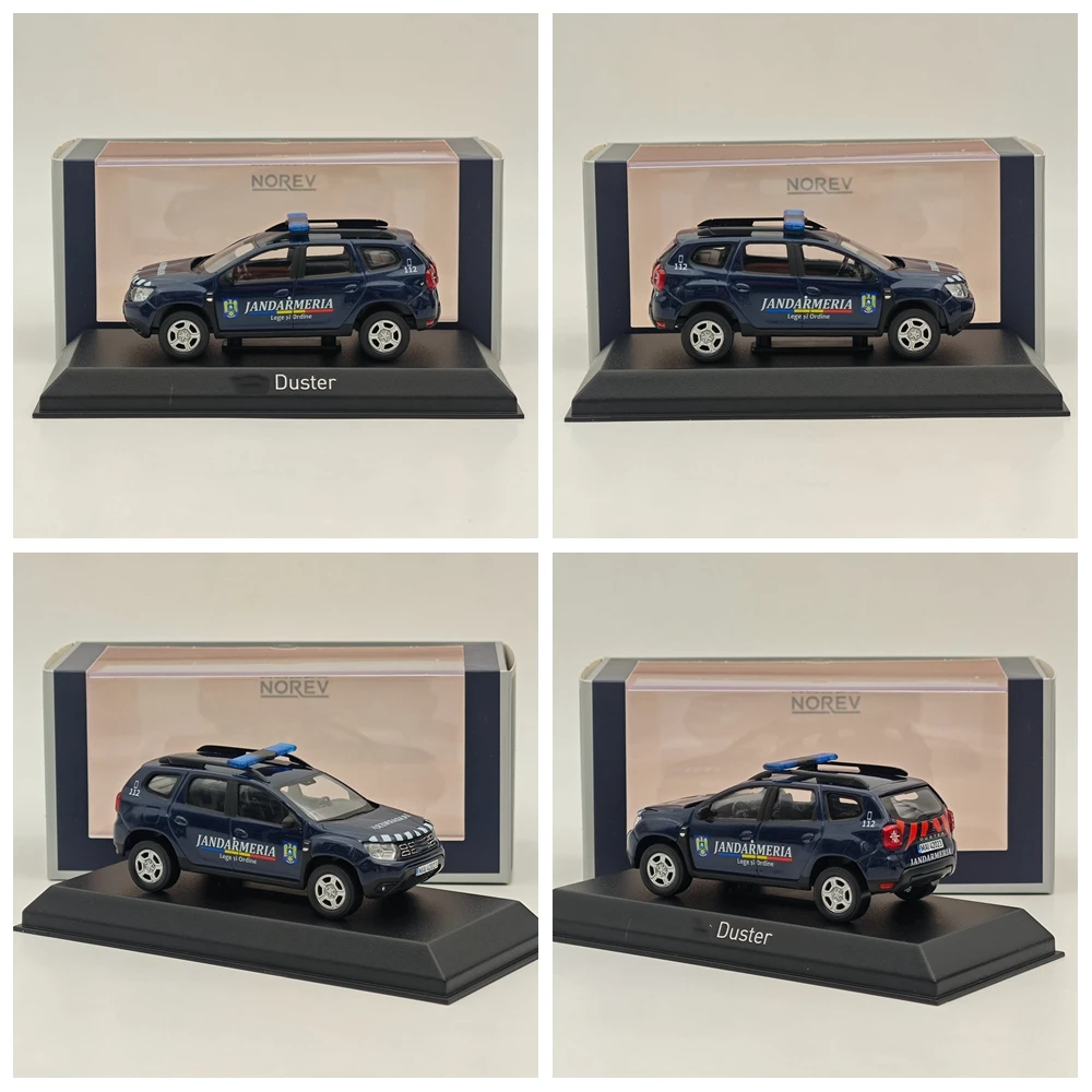 1/43 Norev for Duster Gendarmerie/Police/Ambulance/Secouristes/Pompiers/Firefighters/Firefighters Diecast Models Car Collection
