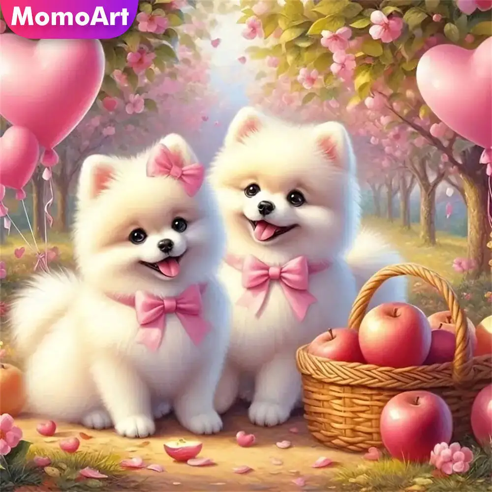 

Momoart Bear Алмазная мозаика животное полная круглая алмазная живопись лунная вышивка Новое поступление ручная работа хобби