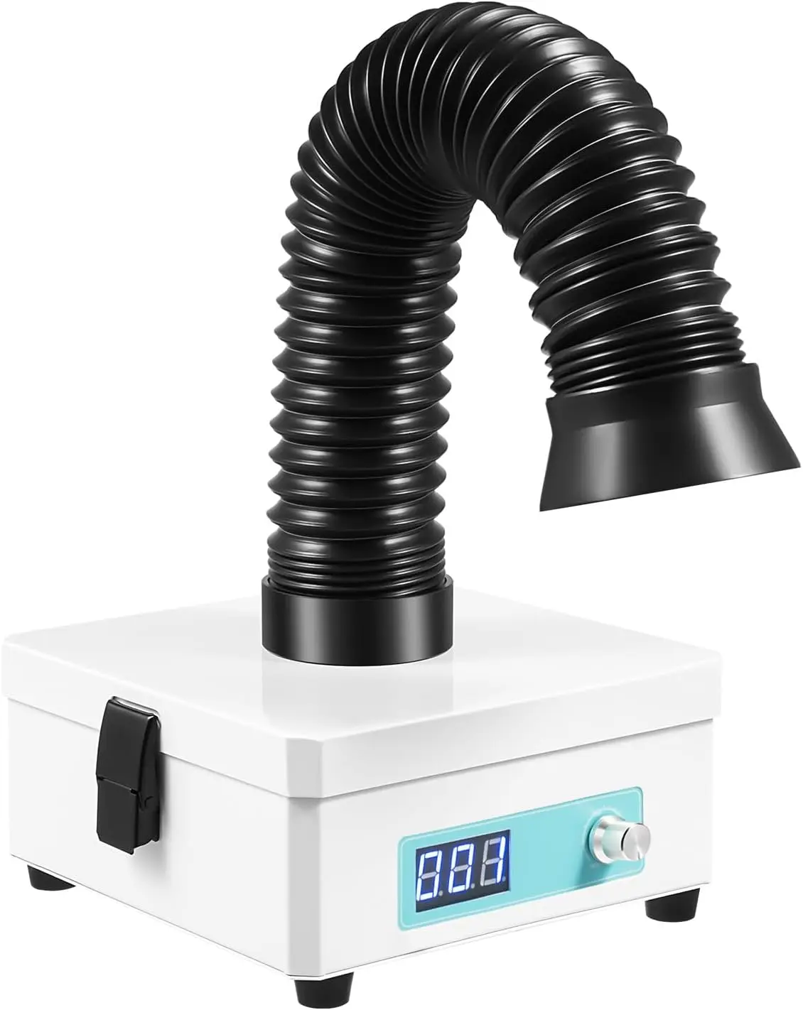 15W Lötdampf-Absauggerät, 15m³/h Desktop-Lötdampfabsauger mit 3-Stufen-Filter, für Manuelles Löten, Moxibustion, Lasermarkierung (7,28*7,28*3,46 Zoll)