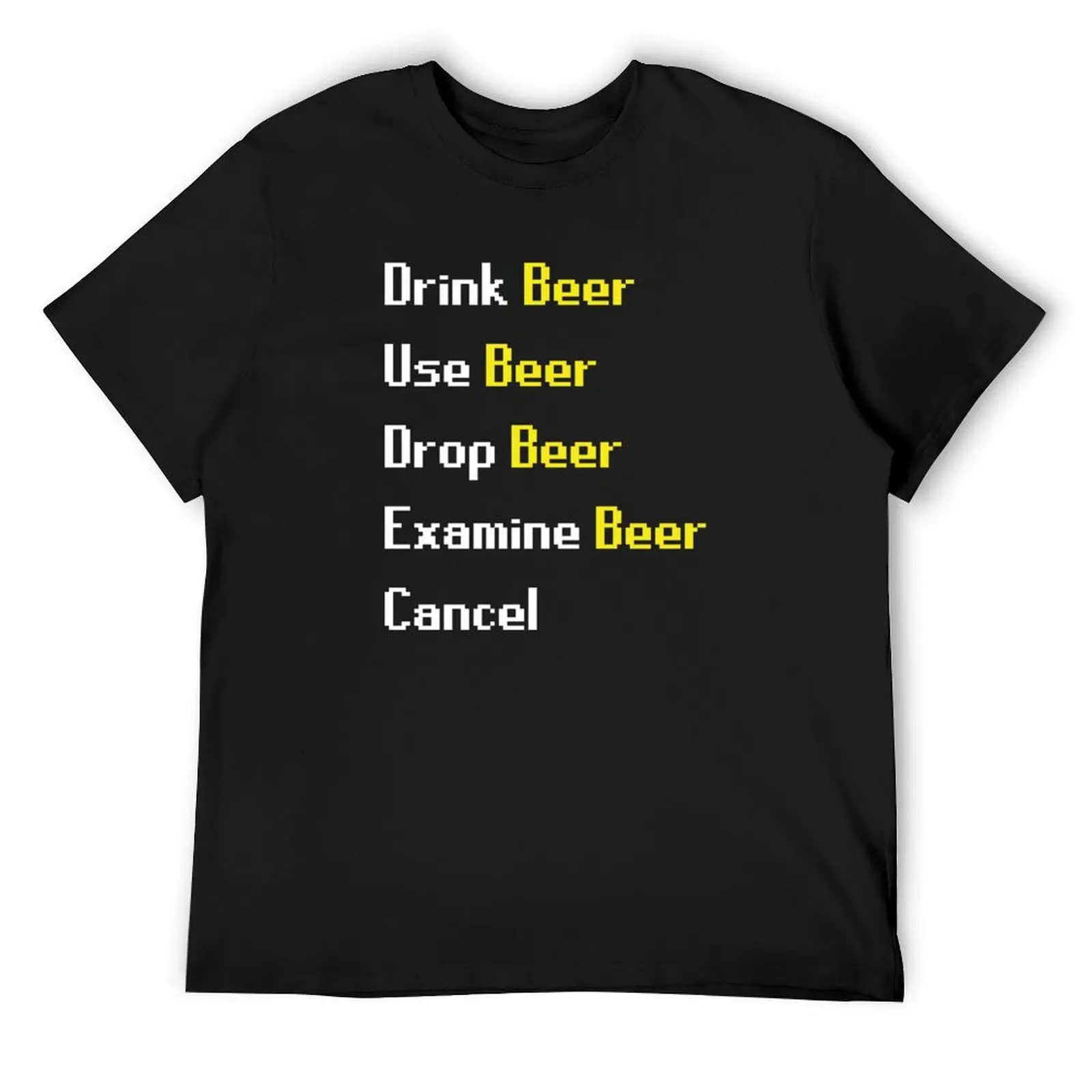 

Runescape Beer Interaction T-Shirt blanks designer shirts Louboutins for a boy men clothes