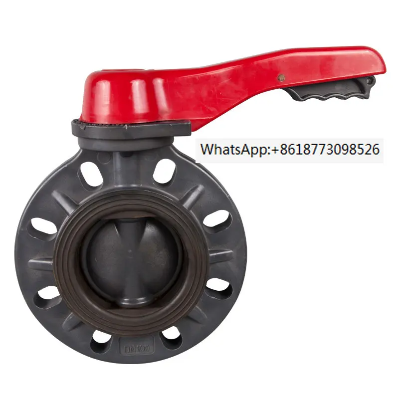 

FRPP handle butterfly valve RPP wafer butterfly valve PP butterfly valve corrosion-resistant acid alkali polypropylene D71X-10S