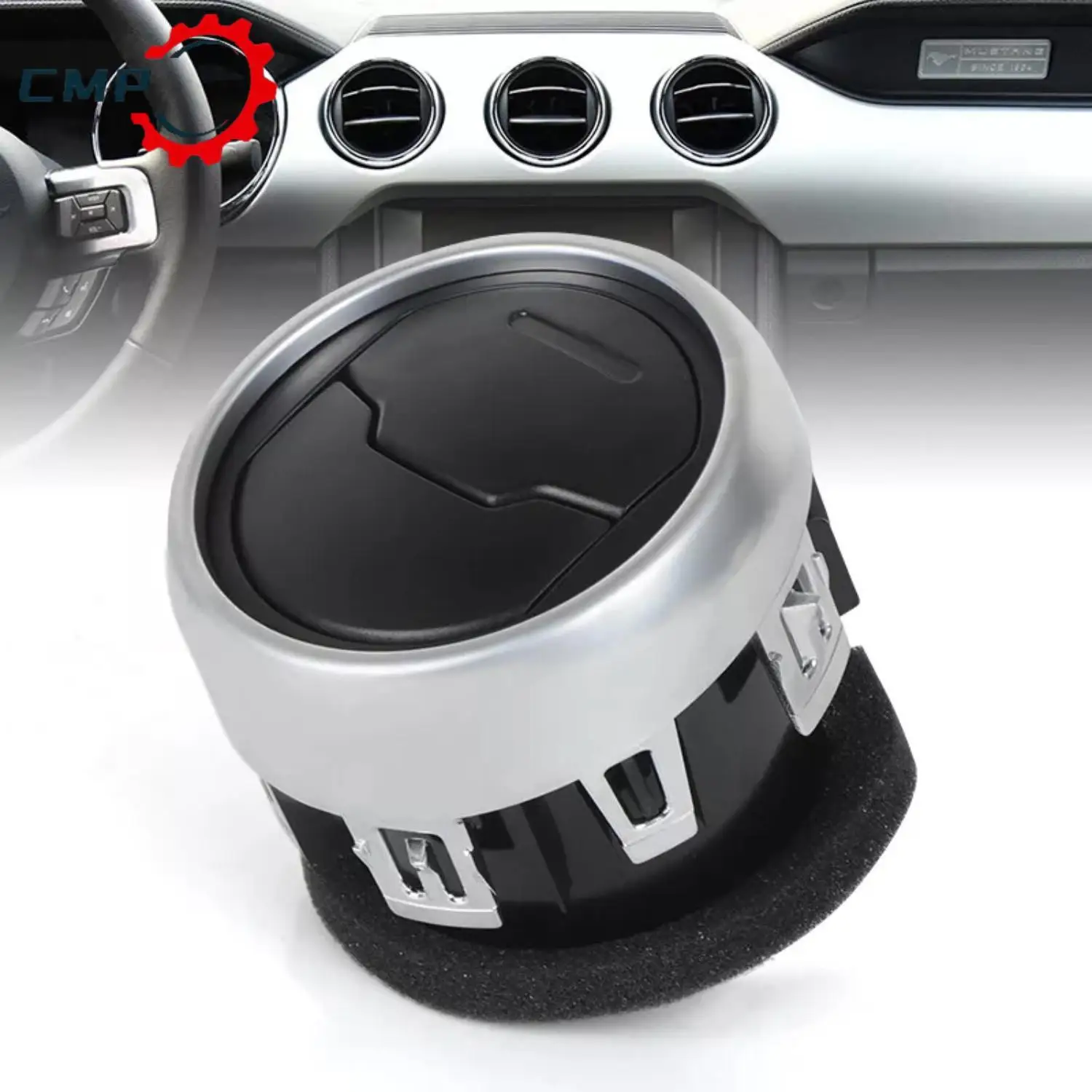 

3Pcs Center Dashboard A/C Air Vent Louvre FR3Z-19893-AE For 2015-2020 Ford Mustang Automotive Interior Air Accessories