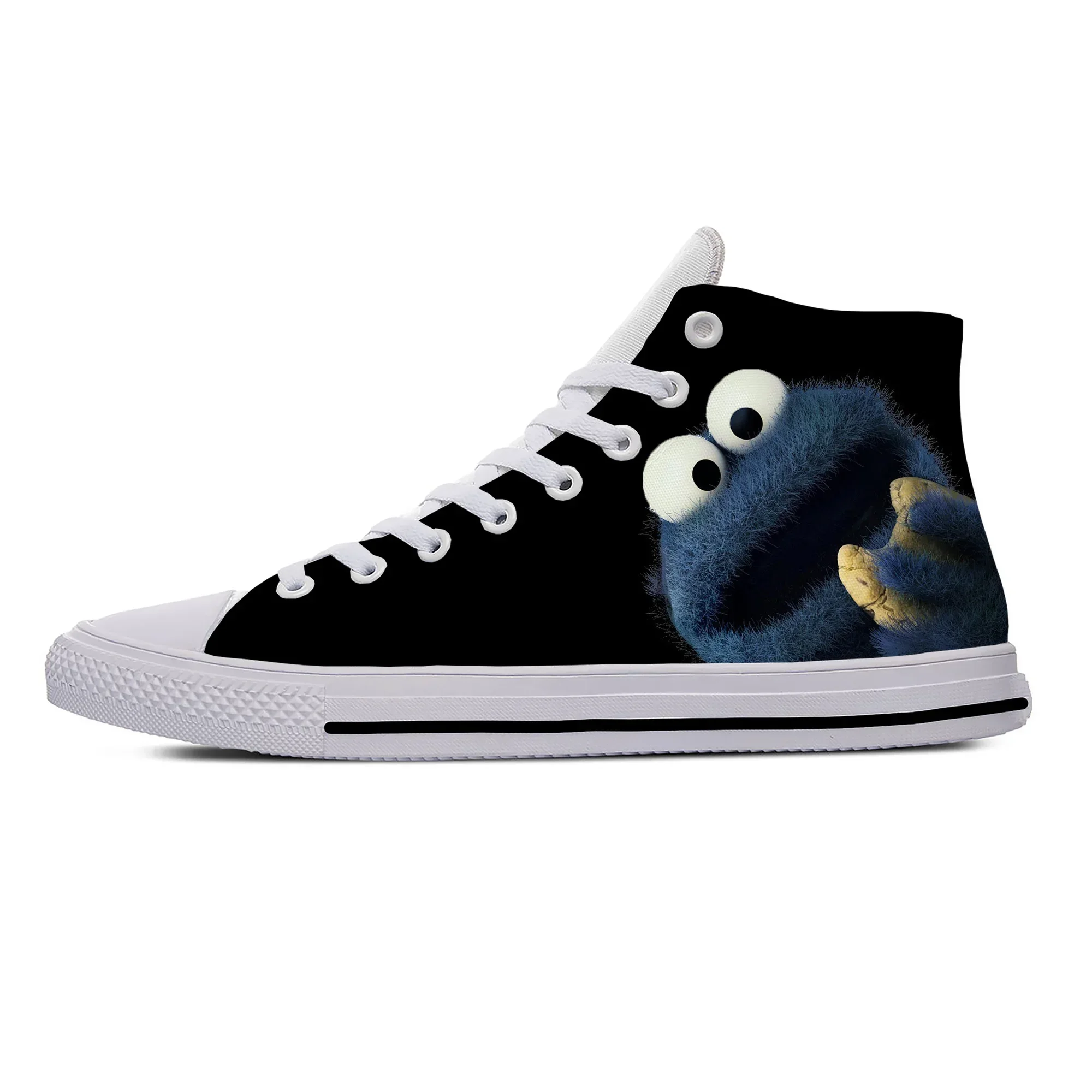 Monster Anime Cartoon Manga Comic Mode Keks lässig Stoff Schuhe High Top leichte atmungsaktive 3D-Druck Männer Frauen Turnschuhe