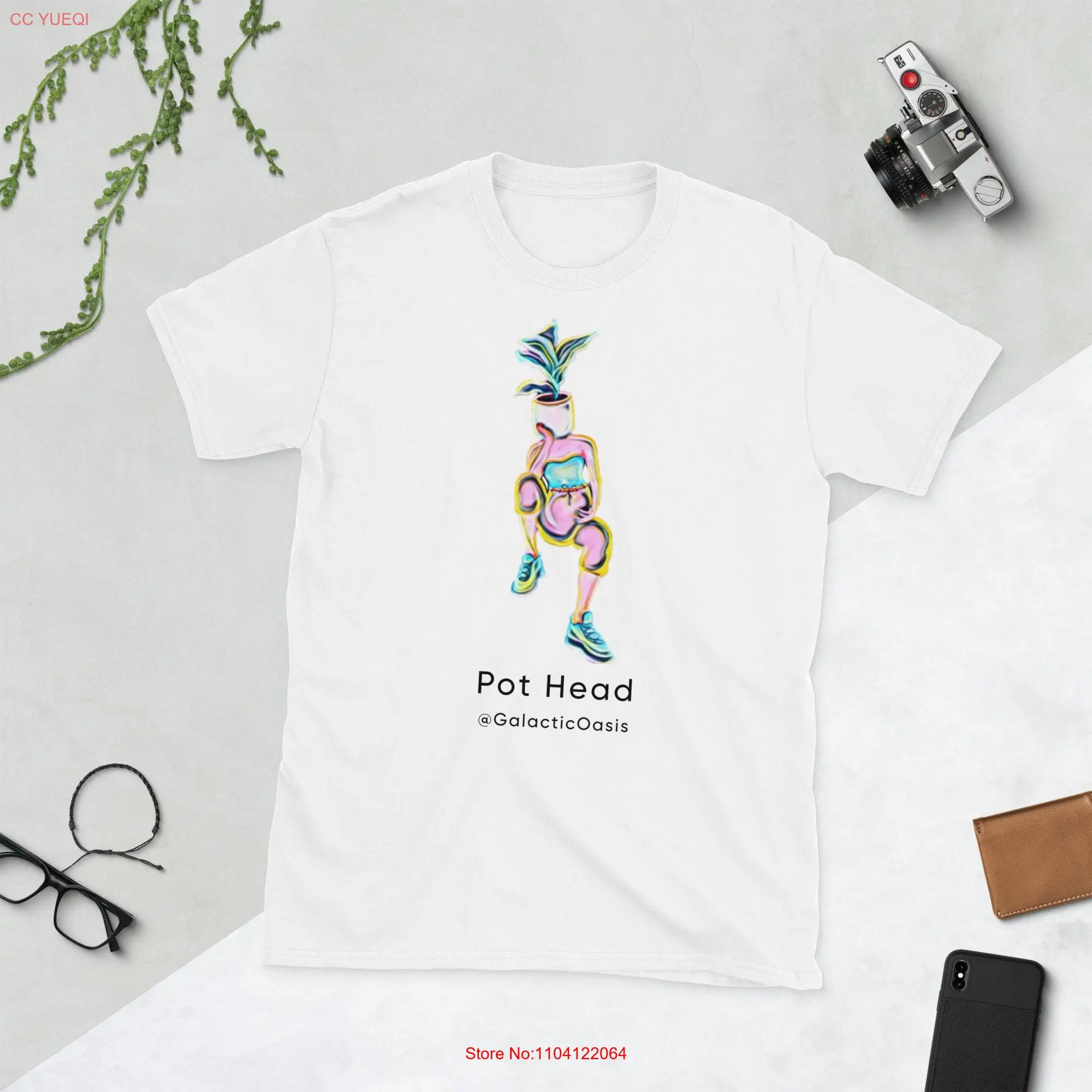 Pot Head T Shirt long or short sleeves