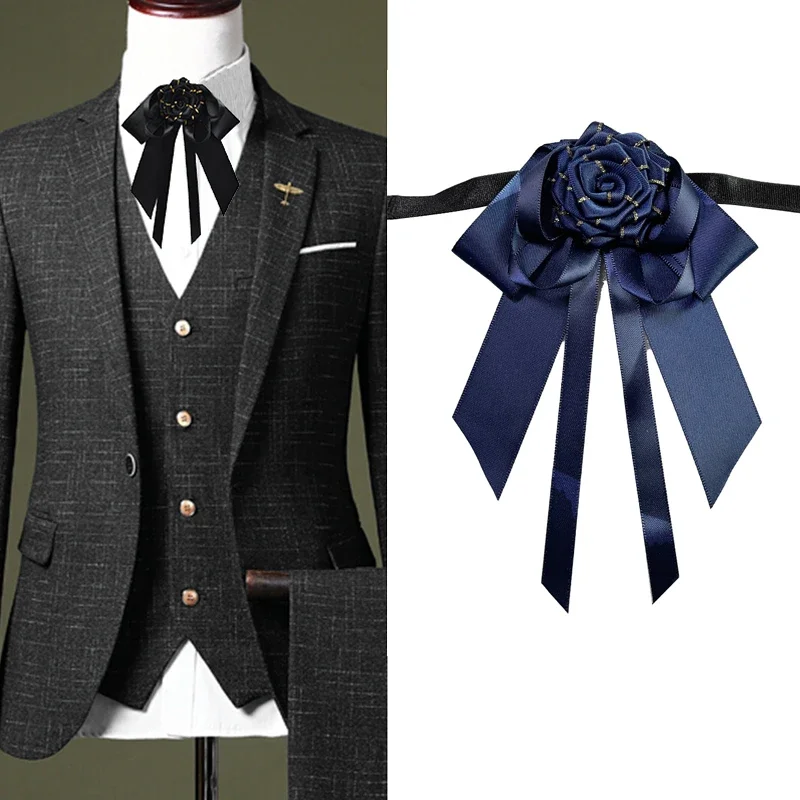 2021 Nieuwe Originele Handgemaakte Strikje High-End Mannen Zakelijke Banket Bruiloft Pak Shirt Accessoires Britse Bowtie Gift