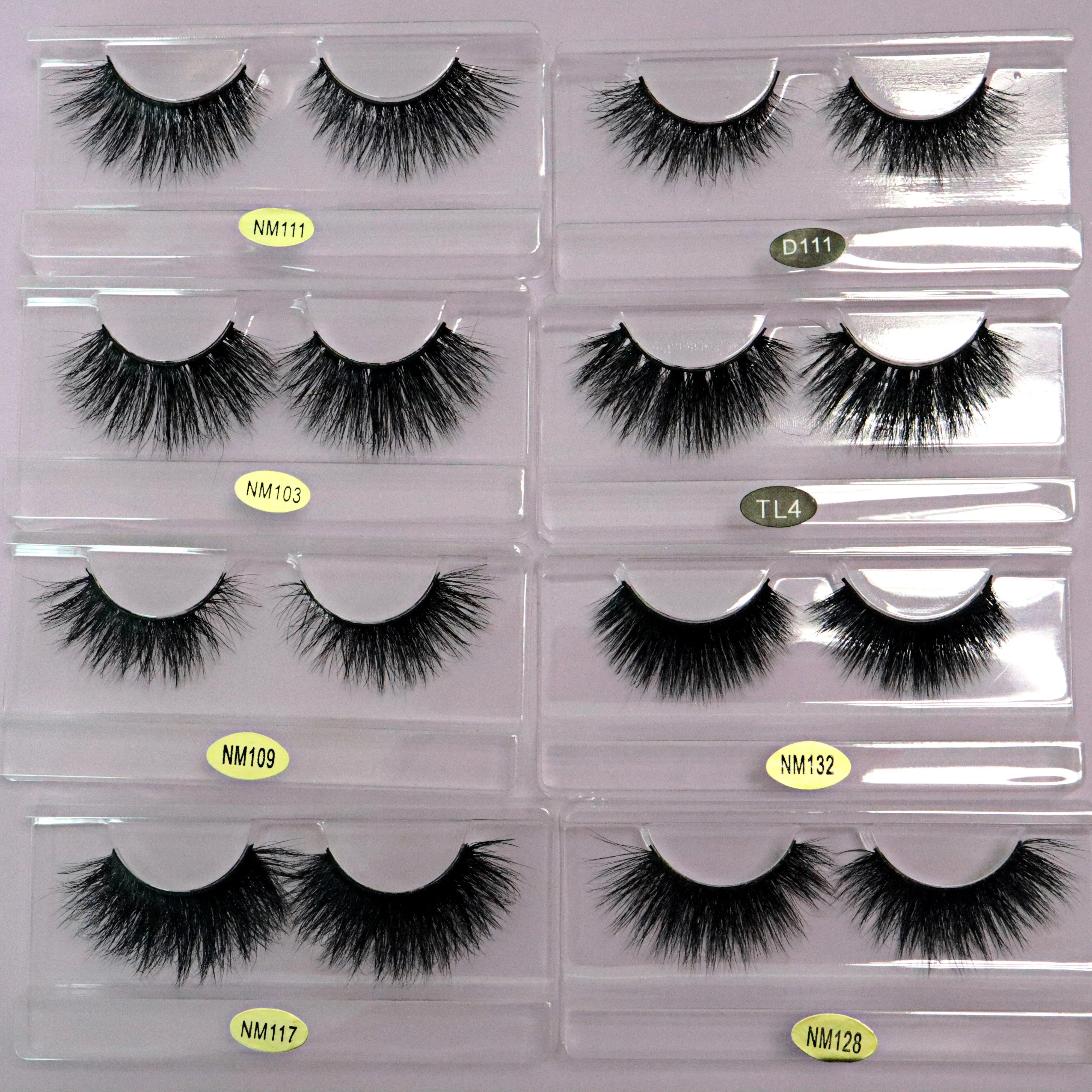 

ELUVY Wholesale 30 pairs soft 3D soft mink eyelashes extension No packaging 100% handmade 30 messy styles makeup eyelashes