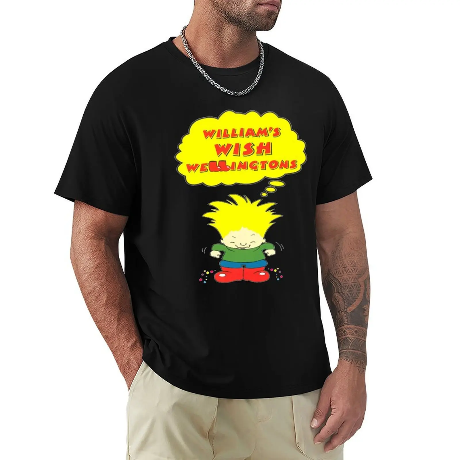 

William's Wish Wellingtons - Retro Children's TV T-Shirt hippie clothes summer 2025 custom t shirt oversized t shirts for men