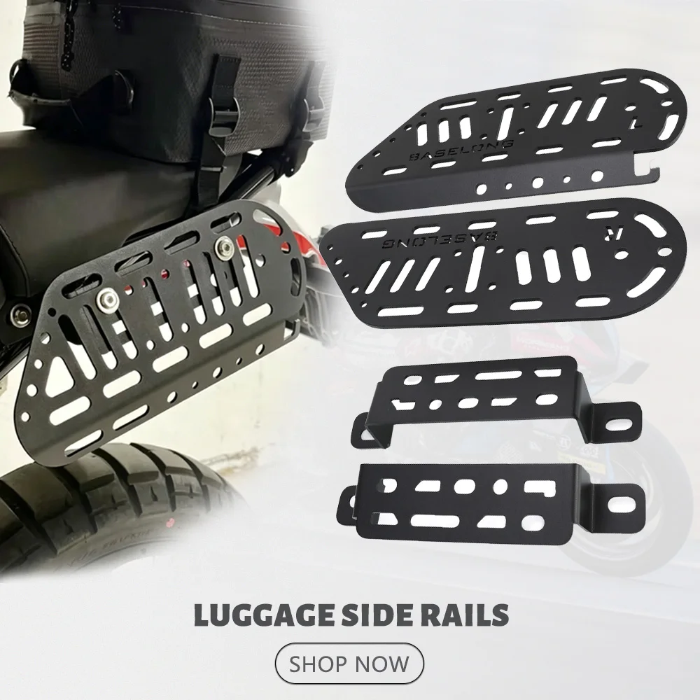 Luggage Rack Side Bags For Moto Morini X Cape 650 XCape 650 650X Rear Saddlebag Support Mounting Side Box Bracket Mount Holder
