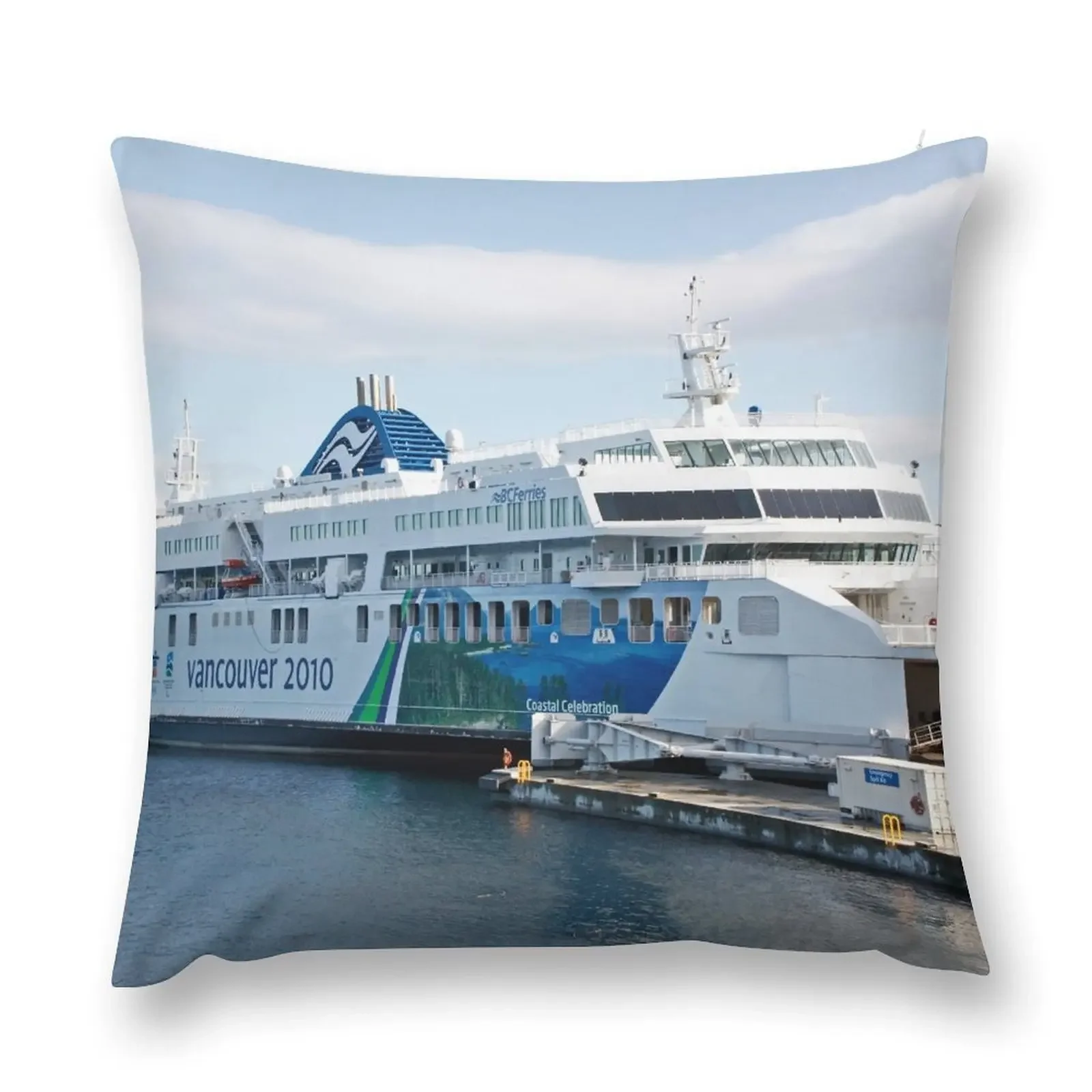 BC Ferries Victoria BC Throw Pillow Christmas Pillowcase Couch Cushions Room decorating items pillow