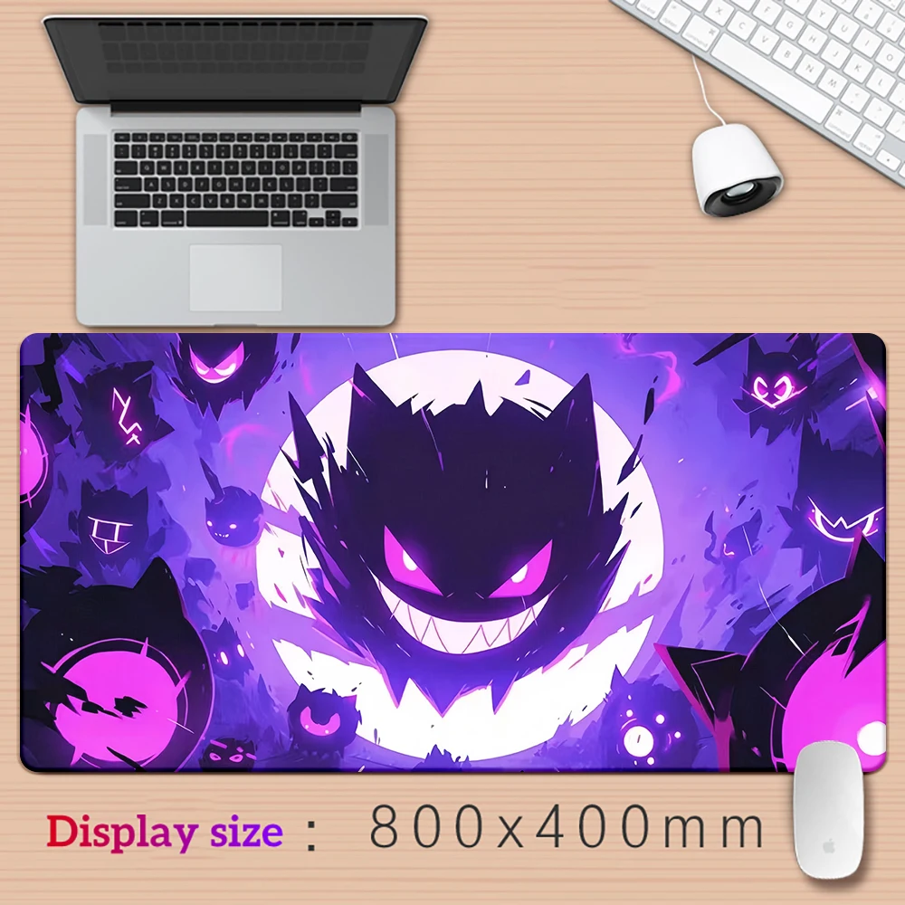 Large Mousepad XXL Gengar Mouse Pad Keyboard Gaming Accessories Mouse Mats Game Office Computer PC Gamer Laptop Desk Mat placema