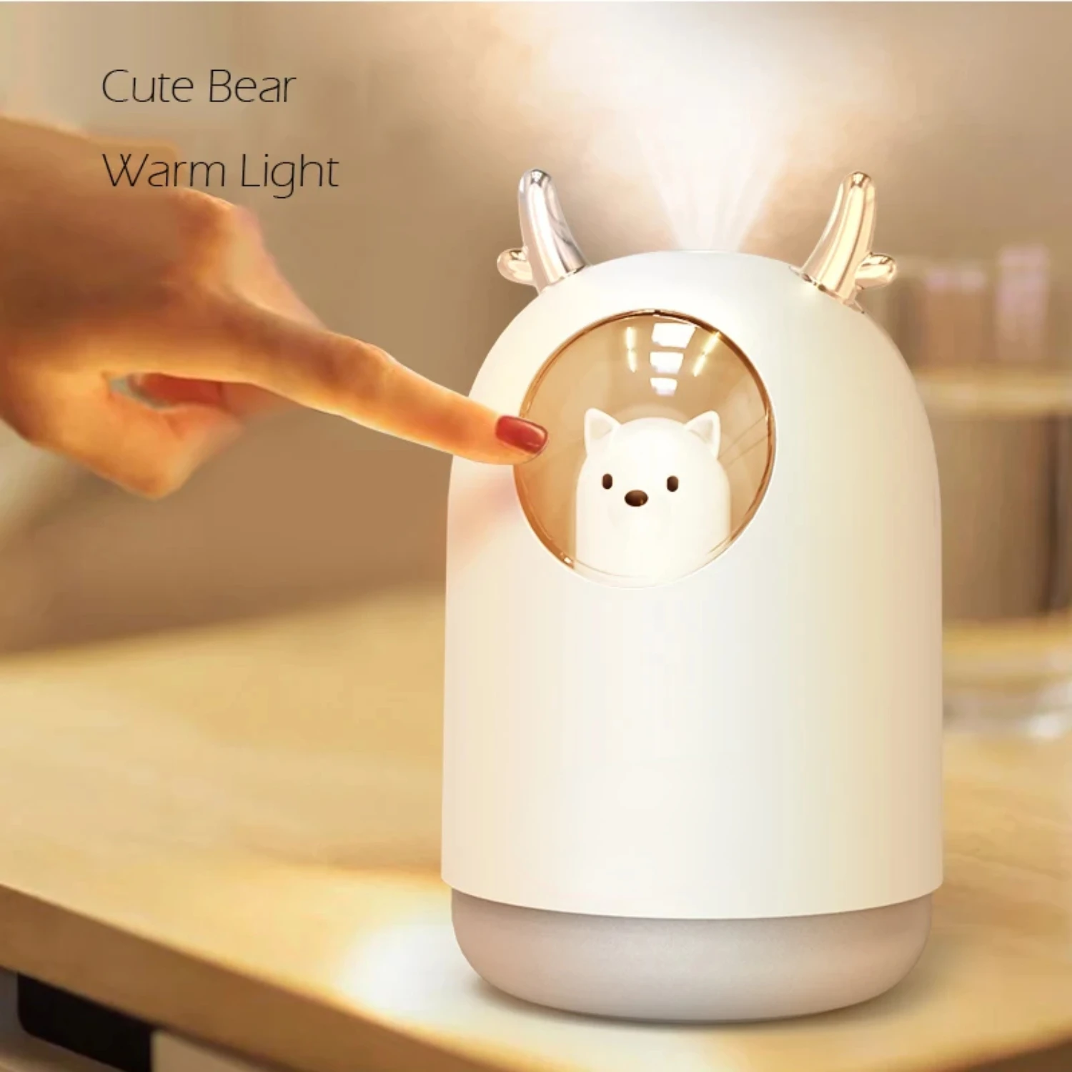 NEW Quiet and Lovely Mini USB Humidifier for Office Desktop, Bedroom, Dormitory, Student Room - Air Enhancing and Mute Operation