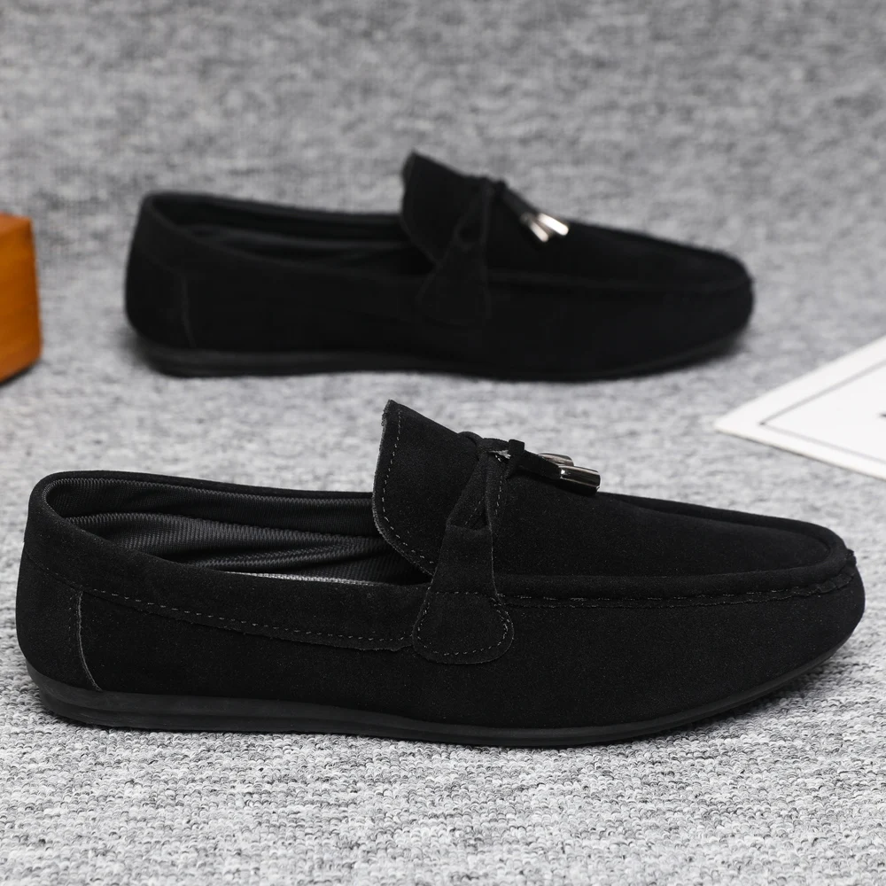 

YRZL Mens Loafers Non Slip Comfortable Casual Shoes 2025 New Lightweight Loafers for Men Slip On Walking Shoes Driving Moccasins