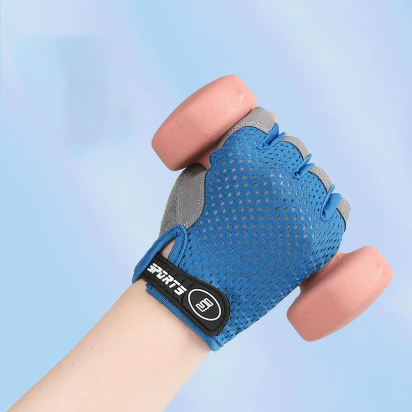 Kids Cycling Gloves Spring Summer Gel Padded Anti-Slip Boy Girl Skateboard Breathable Fitness Workout