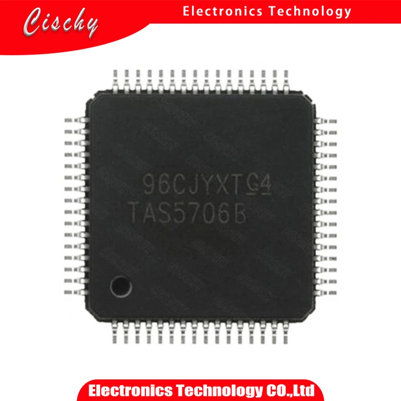 1pcs/lot TAS5706B TAS5706 QFP64 LCD digital audio amplifier IC In Stock