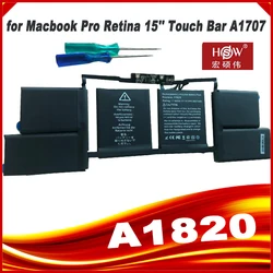 76WH A1820 Laptop Battery For APPLE MACBOOK PRO 15
