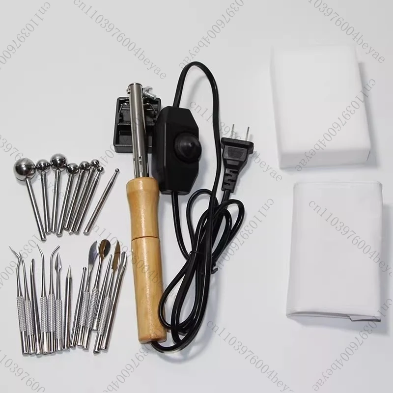 Горячий горшок с регулируемой температурой, сделай сам, бархатный цветок в форме круглого шарикового стержня, ручные горячие бархатные лепестки цветов, электрические