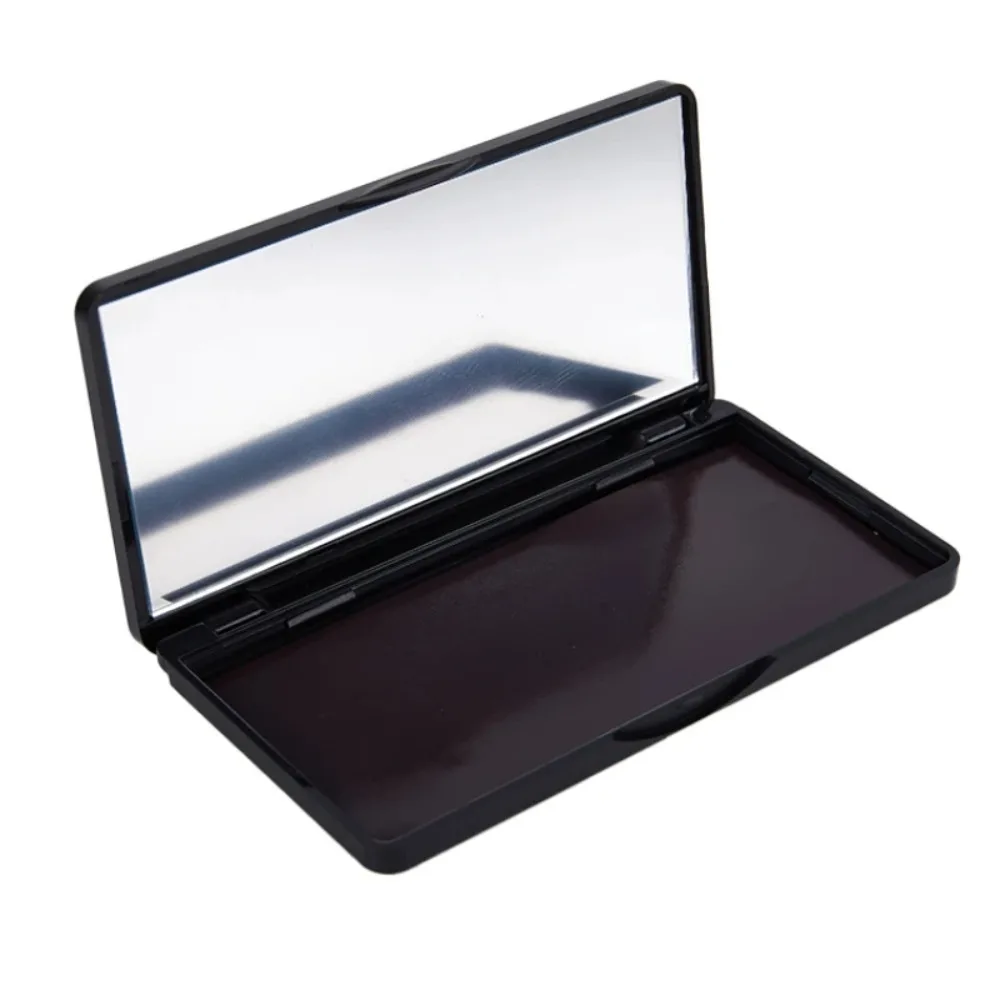 Professionelle leere magnetische Palette mit Spiegel für Lidschatten, Puder, Rouge und Make-up. – Detail 6