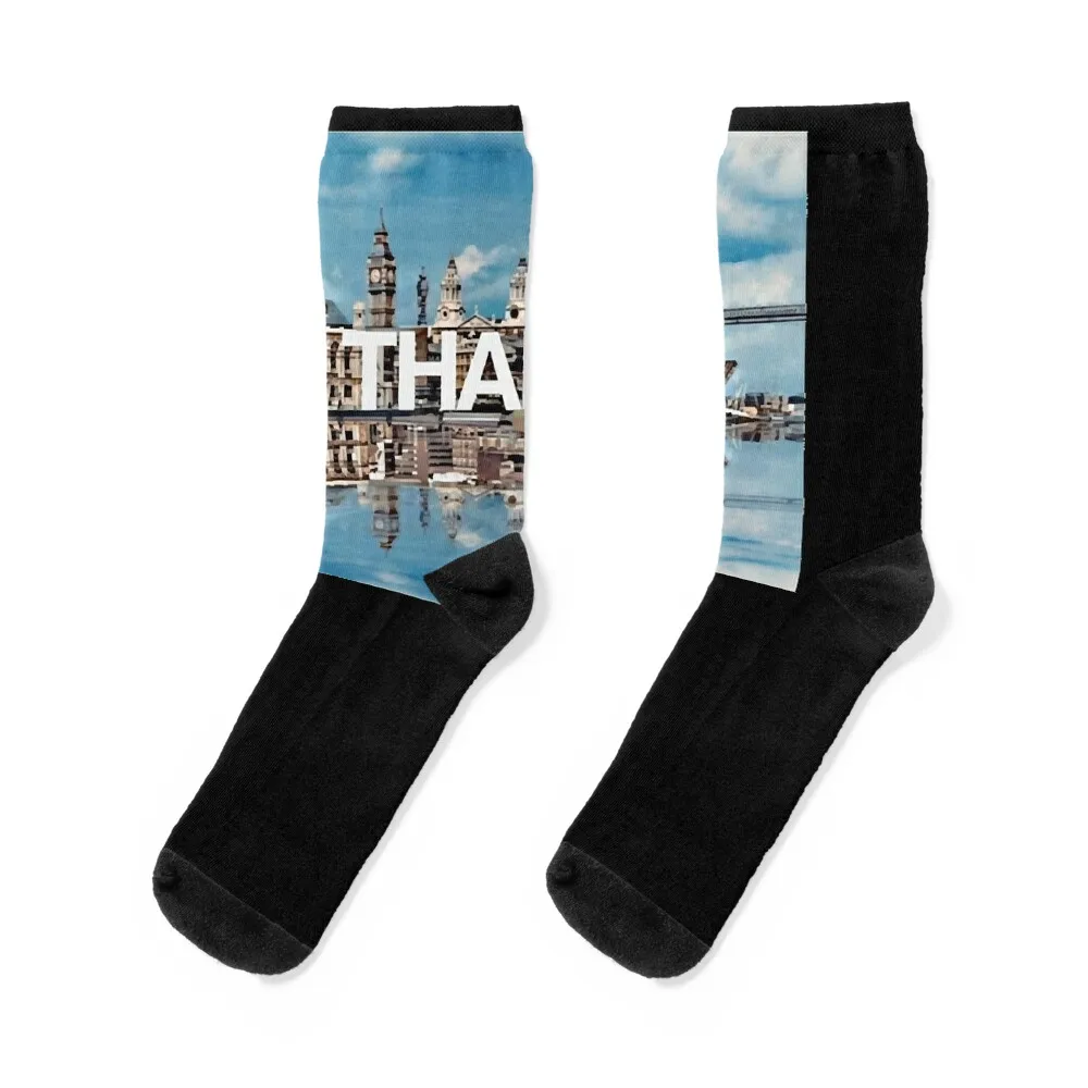 Thames TV Logo Essential T-Shirt Socks anime funny gifts Designer Man Socks Women's