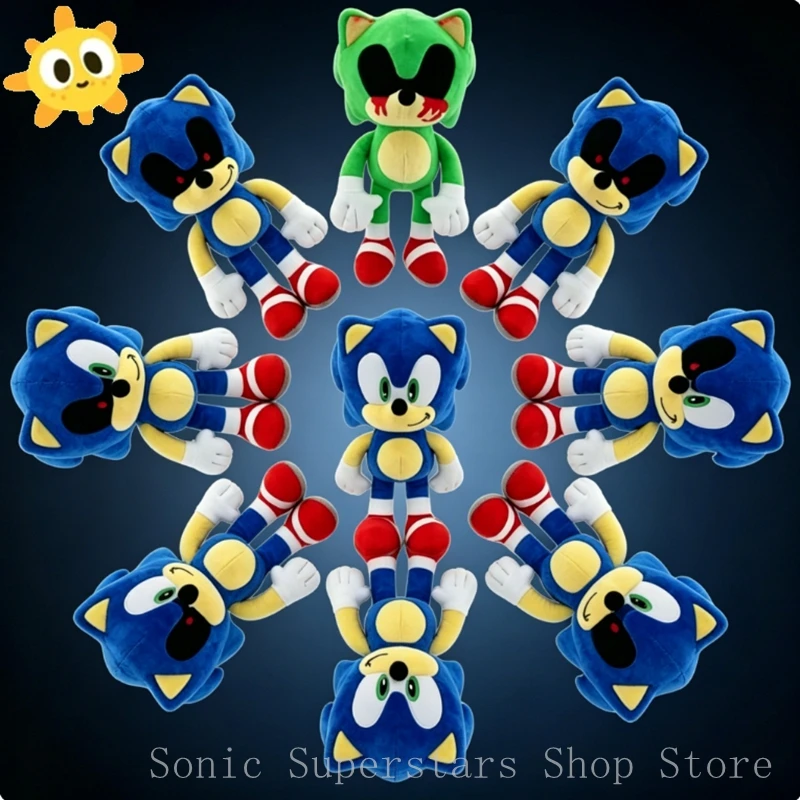 Super sonic Mouse Plush Doll New Film Super Sonic Shadow Anime Cartoon Talsnak Hedgehog Doll Toy Doll Kids Birthday Gift