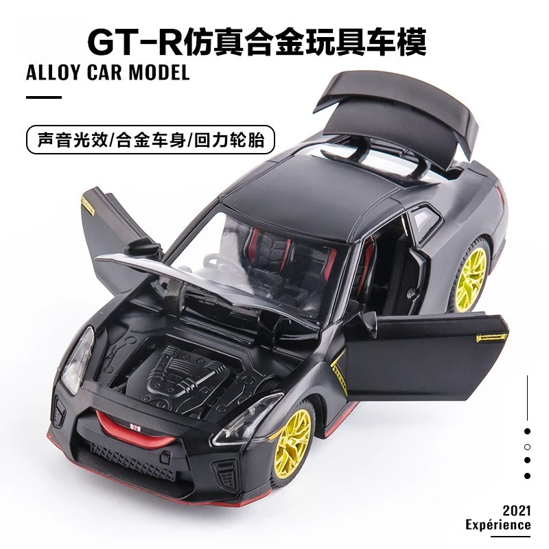 

Модель автомобиля 1:32 GTR 35 из сплава, коллекционная, литая, игрушка, подарок
