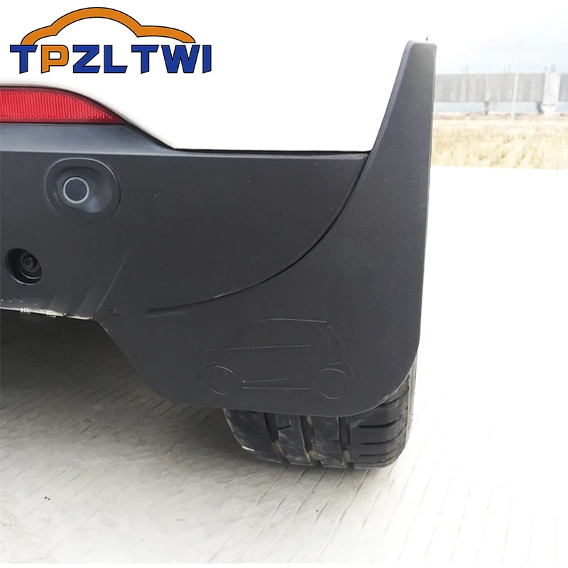 Mud Flaps For Smart Fortwo Forfour 451 453 Auto Front Rear 4pcs Mudguards Special Fender Mudflaps Car Accessories