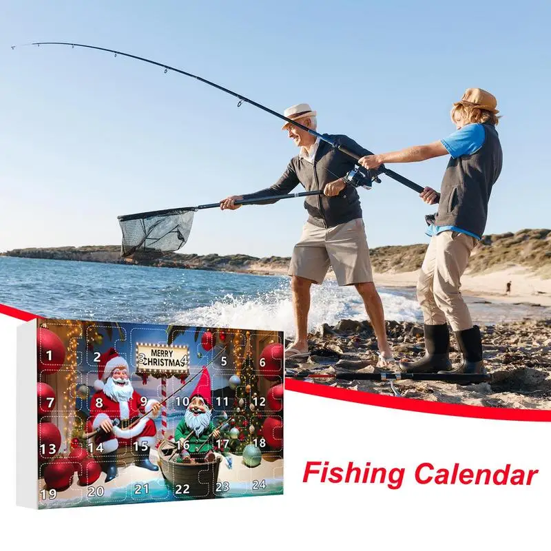 Fishing Lure Advent Calendars Freshwater Bass Baits Fishing Tackle Advent Calendars 24 Days Countdown Calendar For Fishing